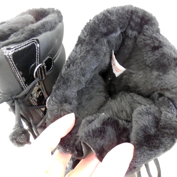 Sporto "Lana" Size 9 black lace-up winter boots - Picture 4 of 8